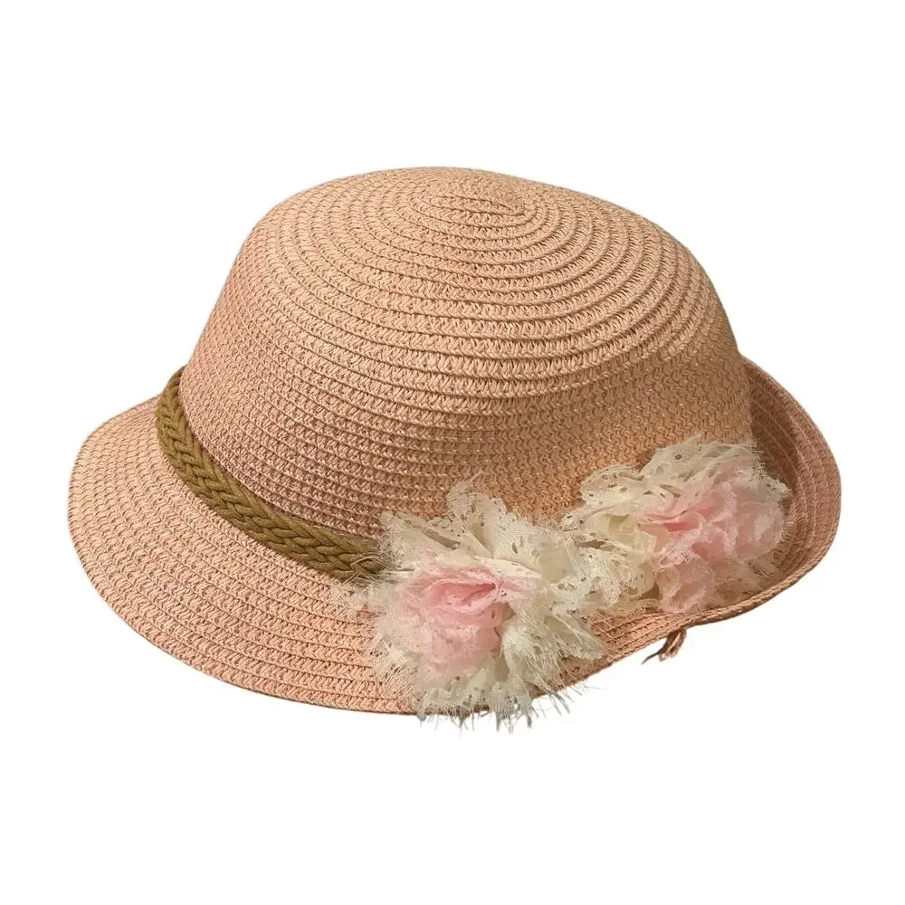 Pink Floral Girls Hat 20
